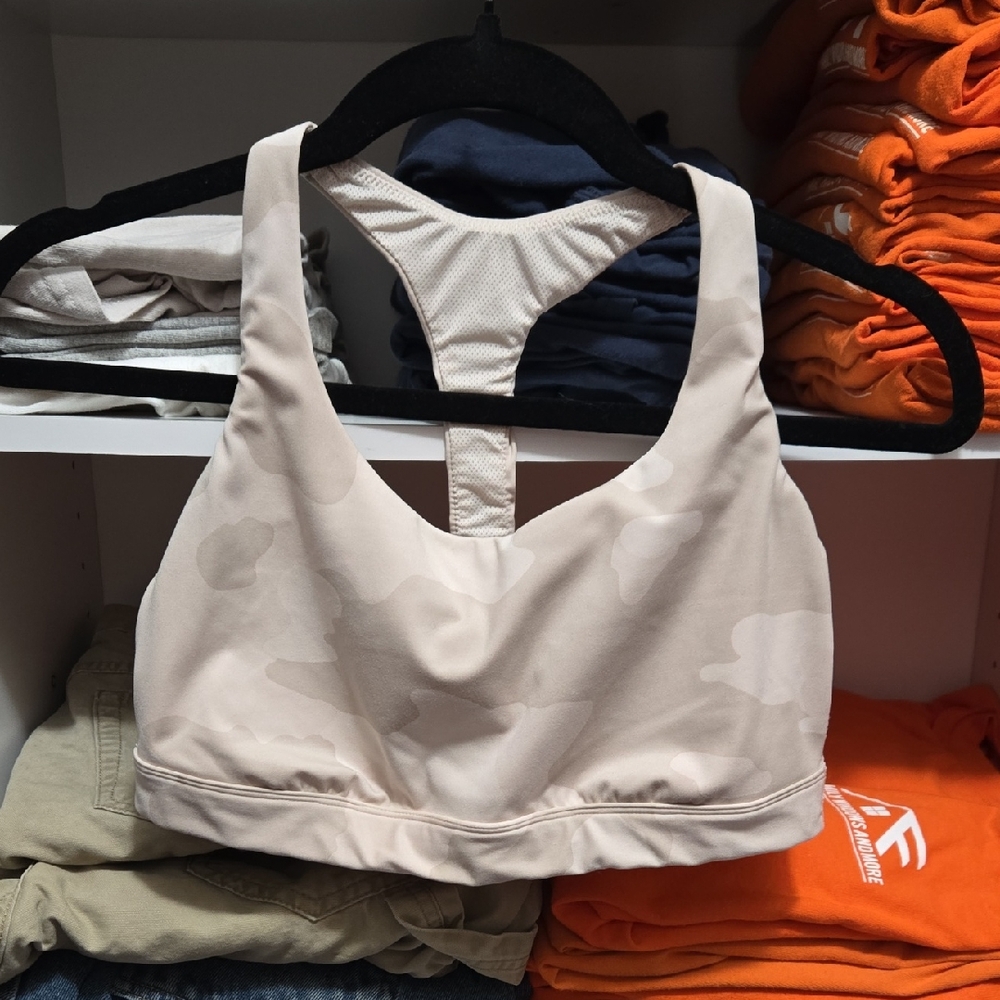 All in Motion Beige Camouflage Sports Bra
